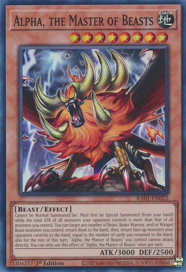 Alpha, the Master of Beasts | RA01-EN022